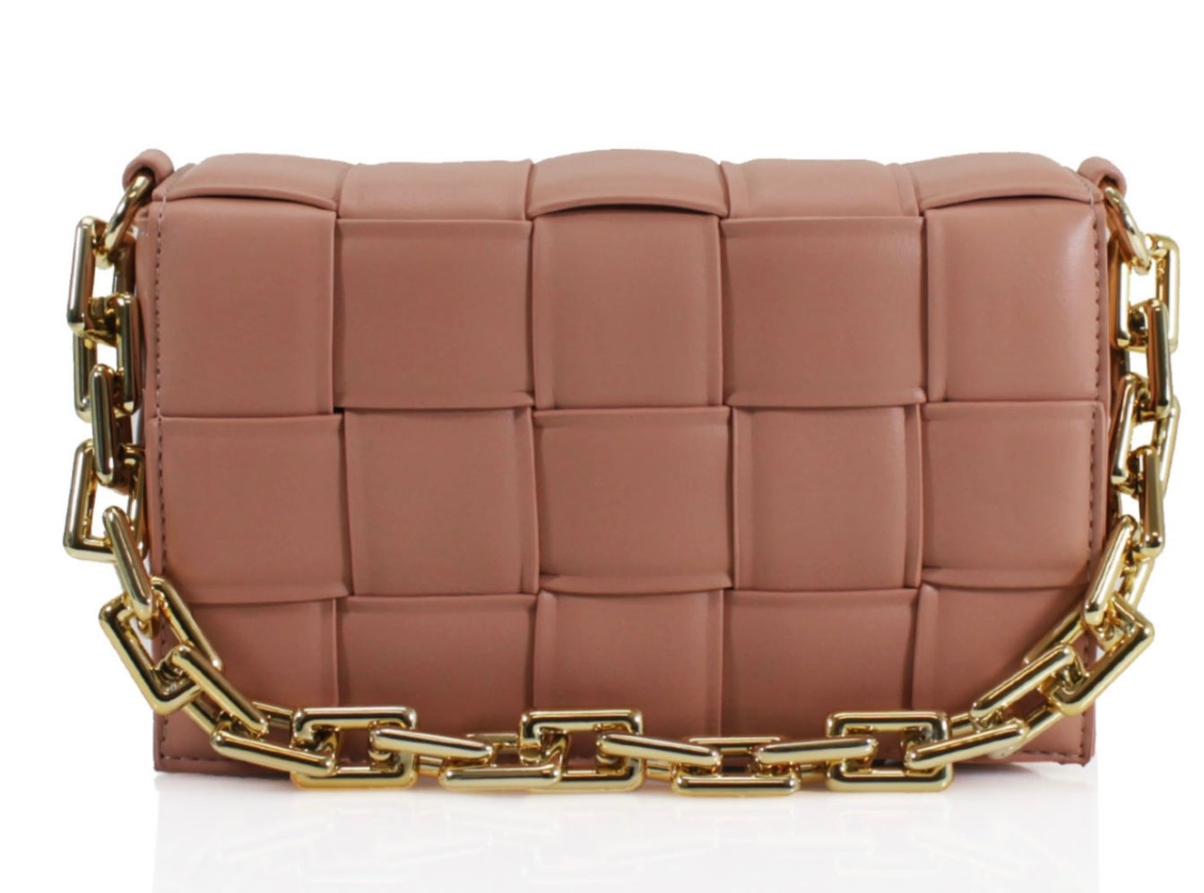Woven coloured handbag