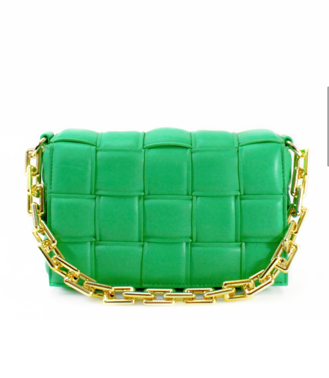 Woven coloured handbag
