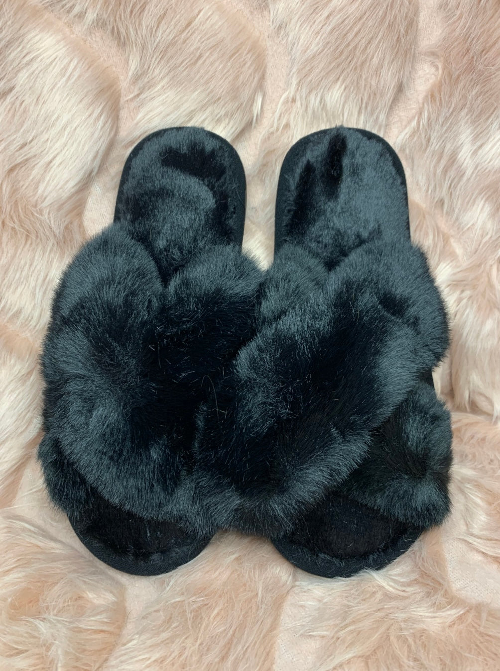 Cross Over Slipper Slider