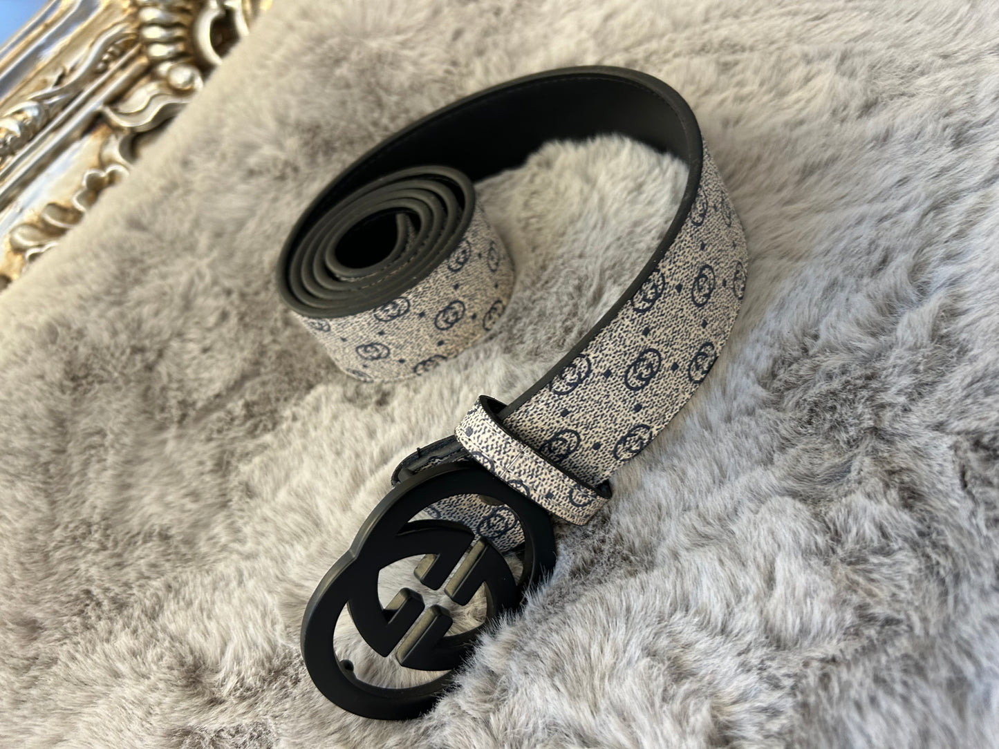 Grey and black belt