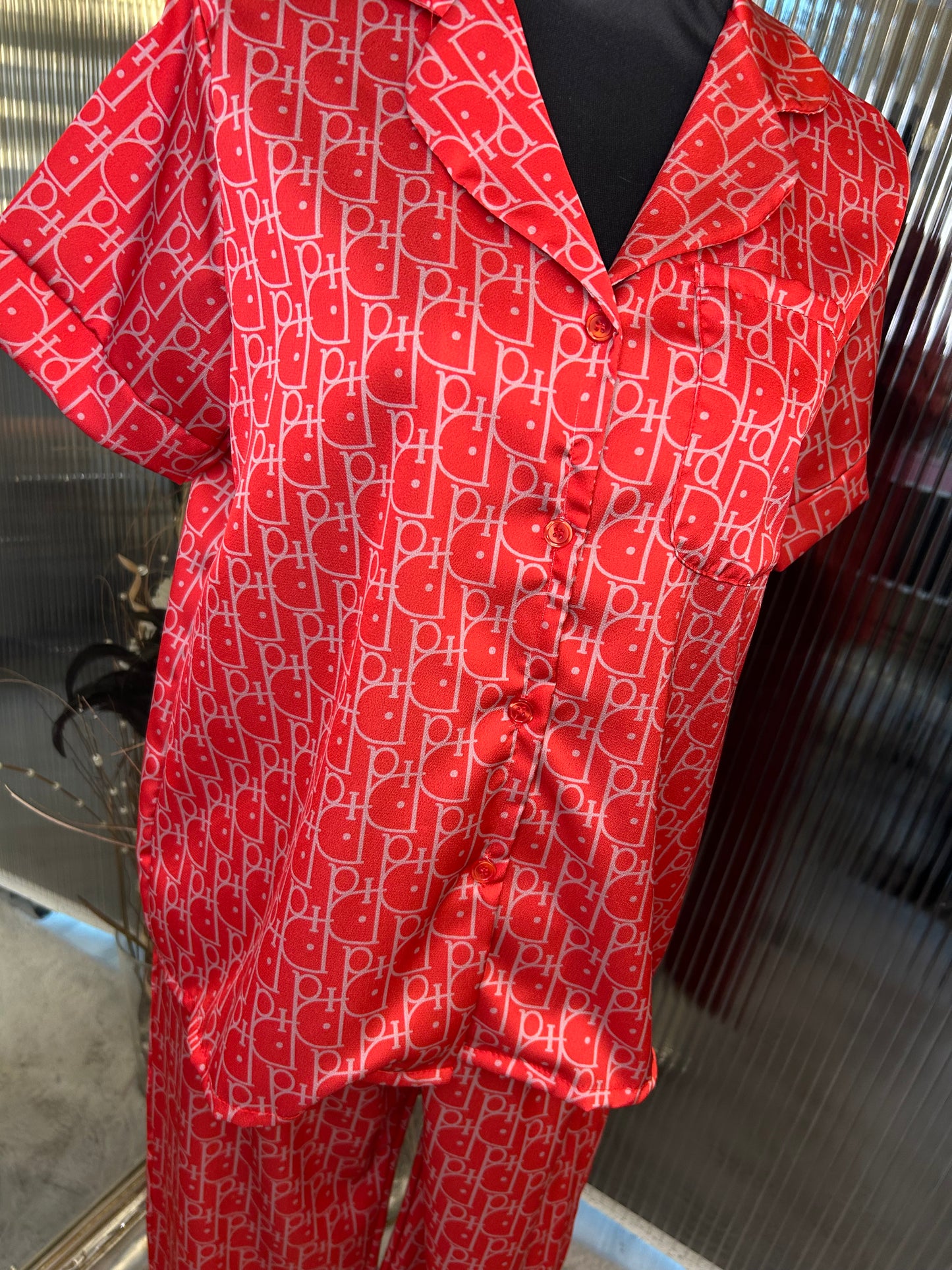 Red pyjama set
