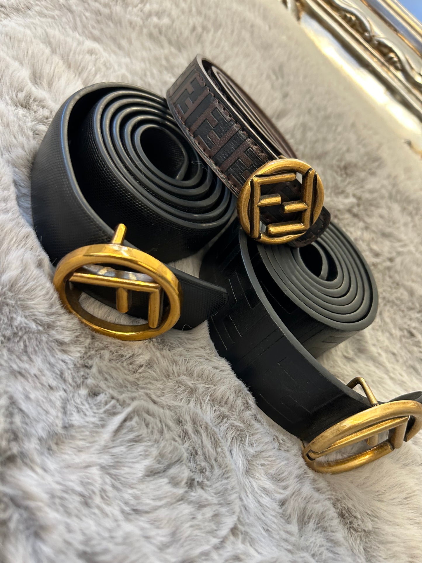 Letter gold belts