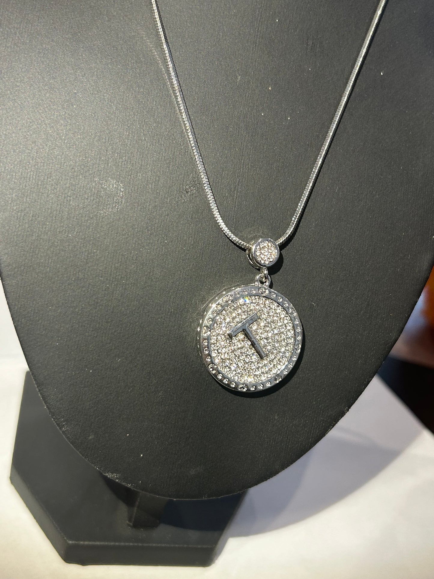 Circle t necklace
