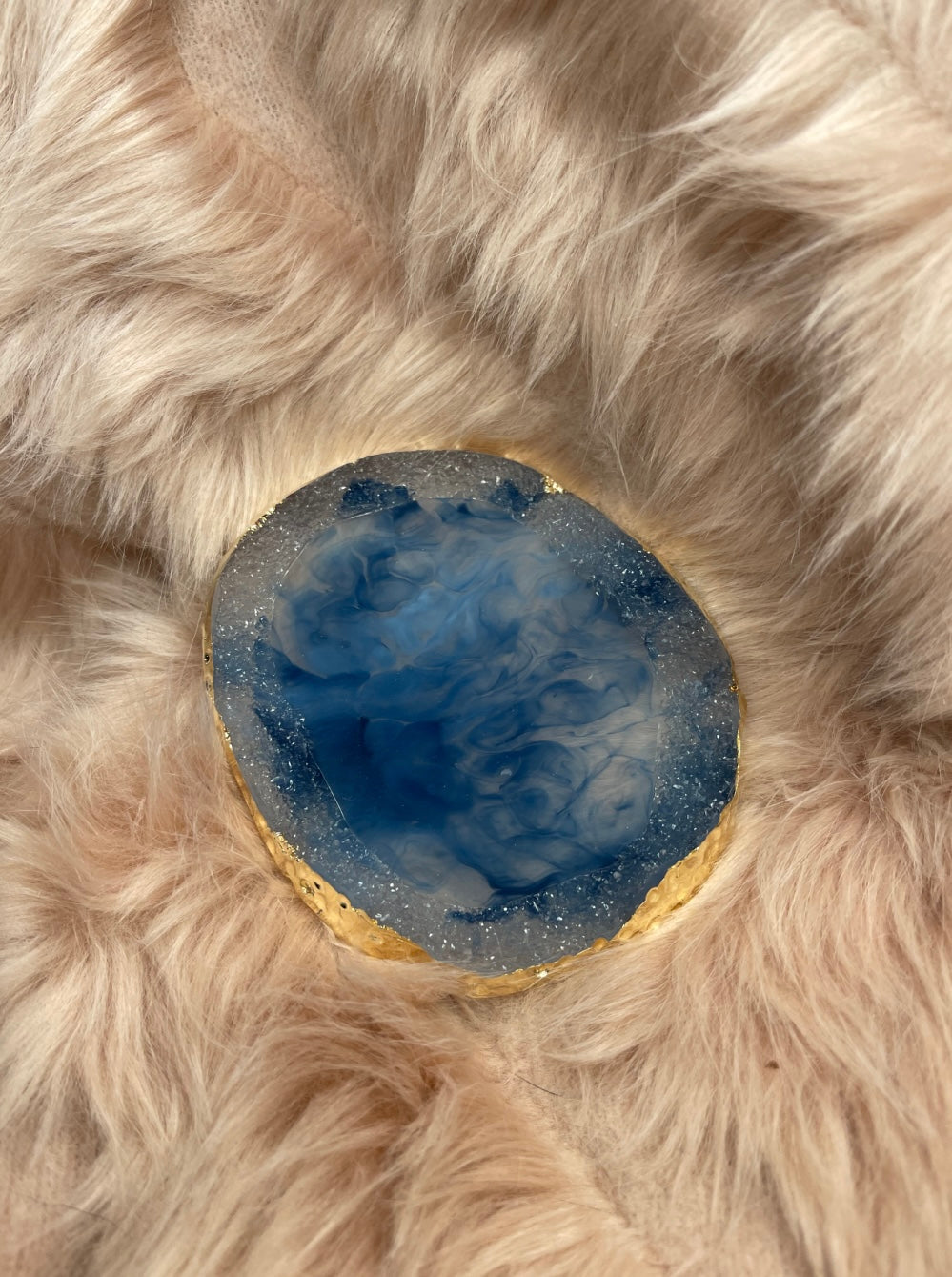 blue nail art palette