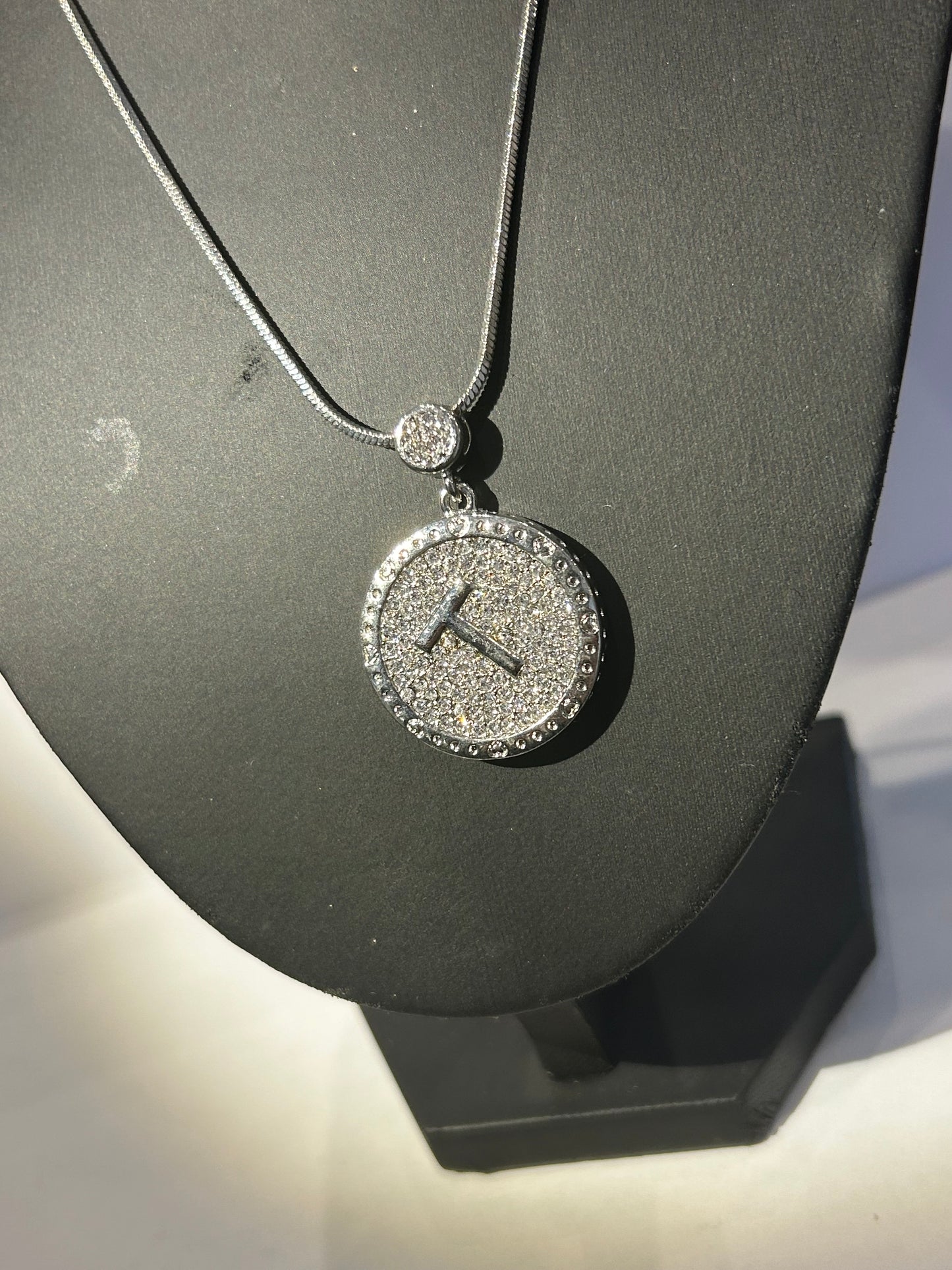 Circle t necklace