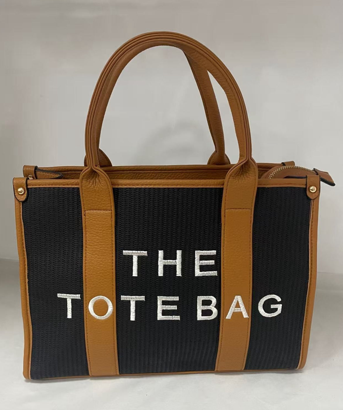 Large full hessian tote bag