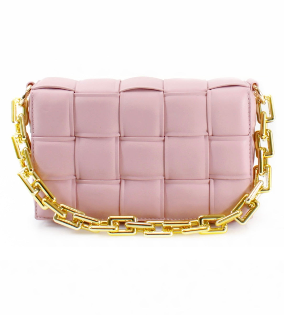Woven coloured handbag