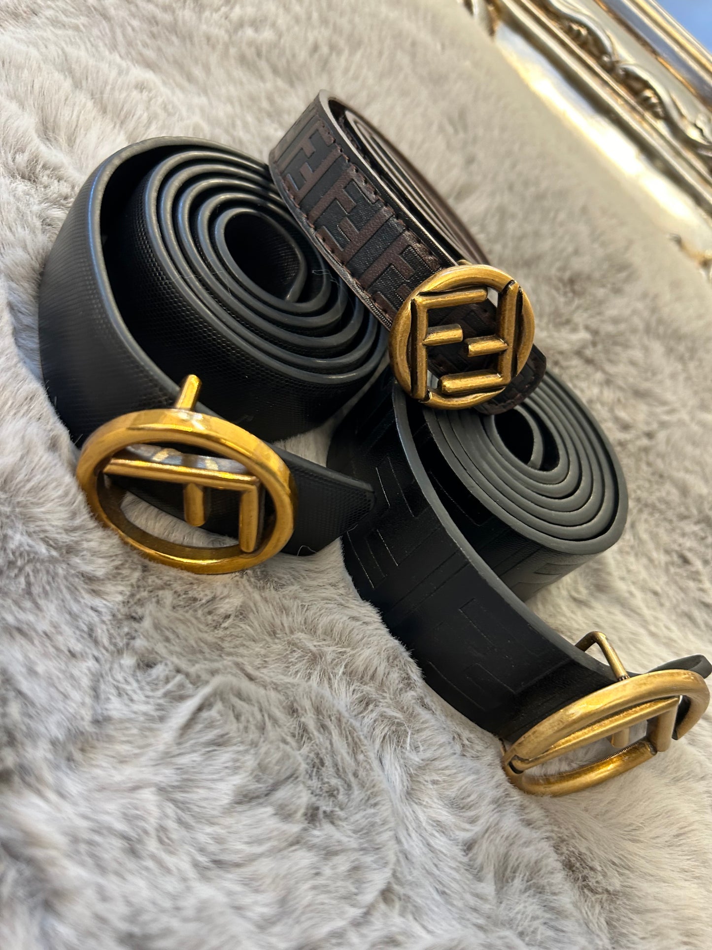 Letter gold belts