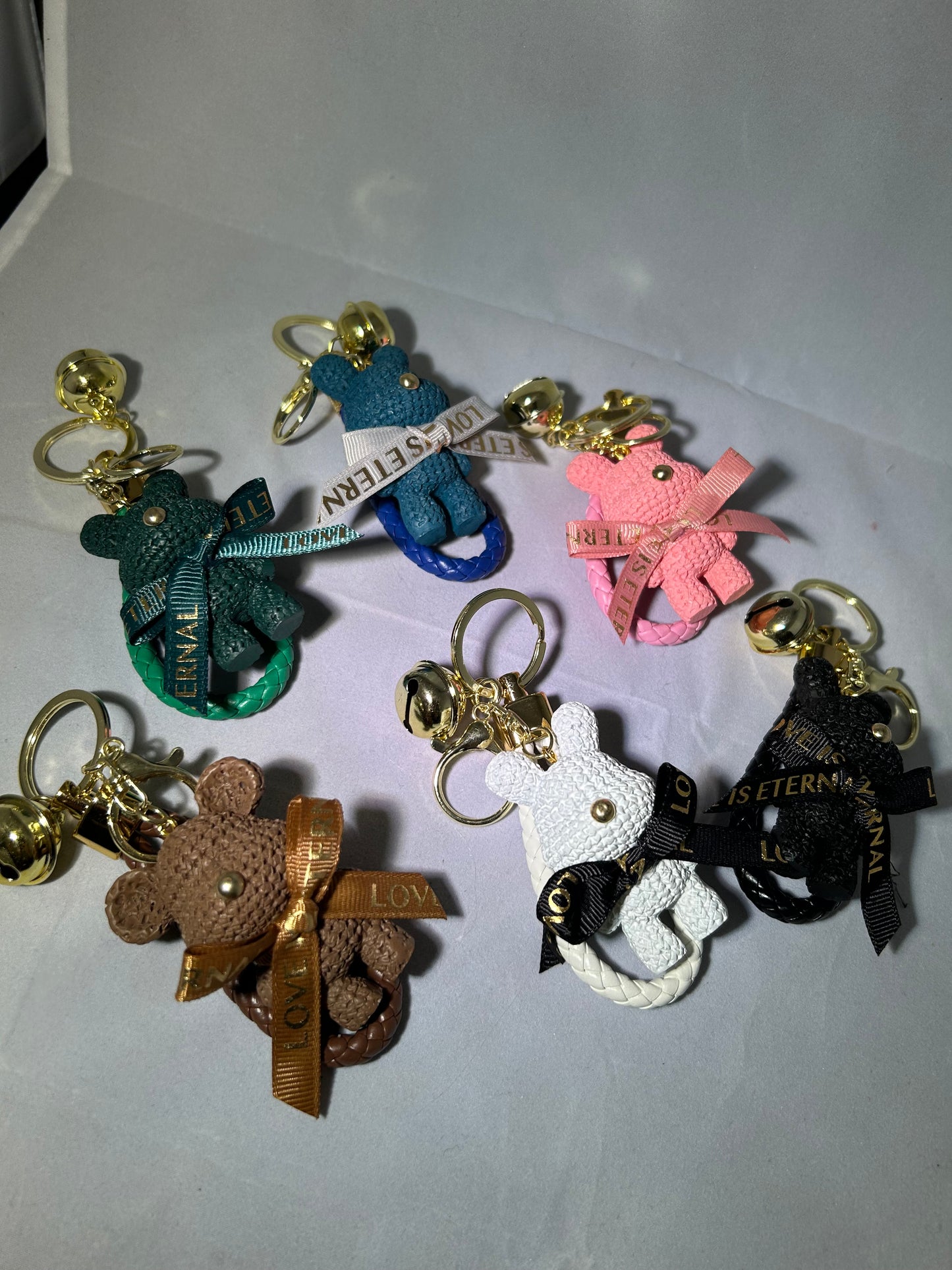 Hard Teddy keyrings