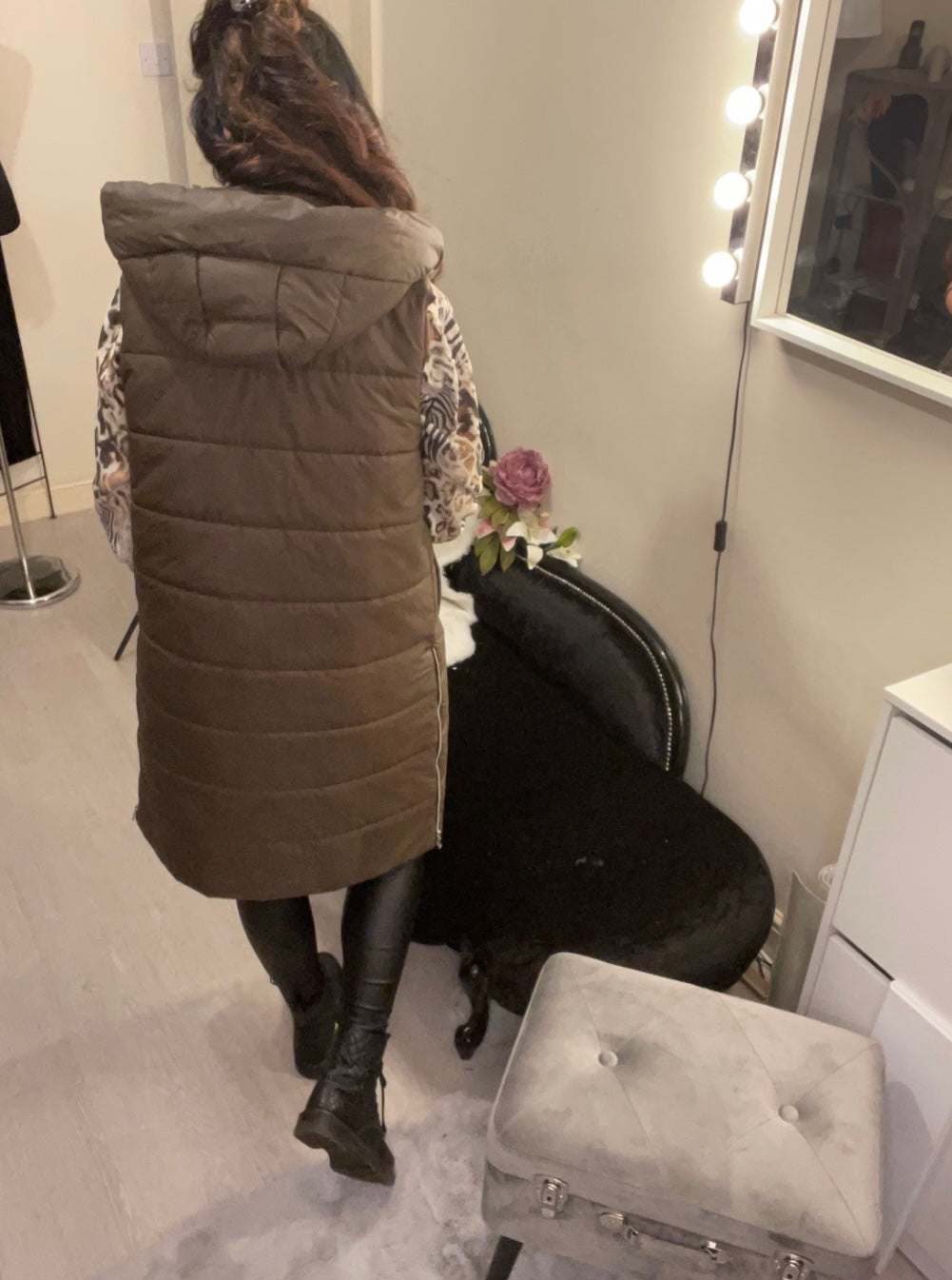 Chocolate gillet sleeveless jacket