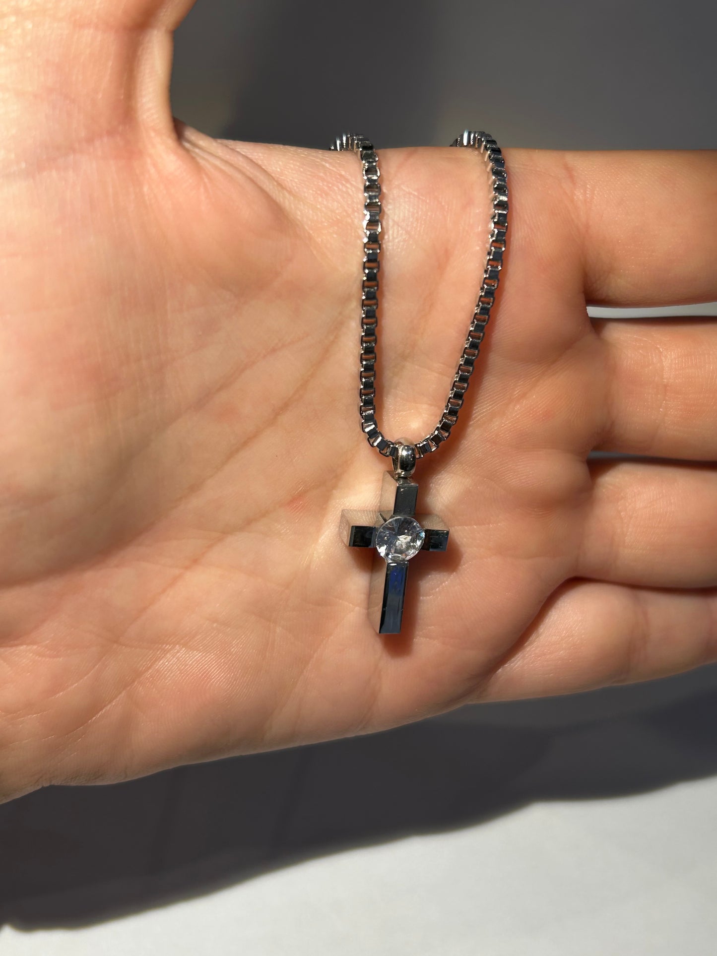 Mini Crystal center cross
