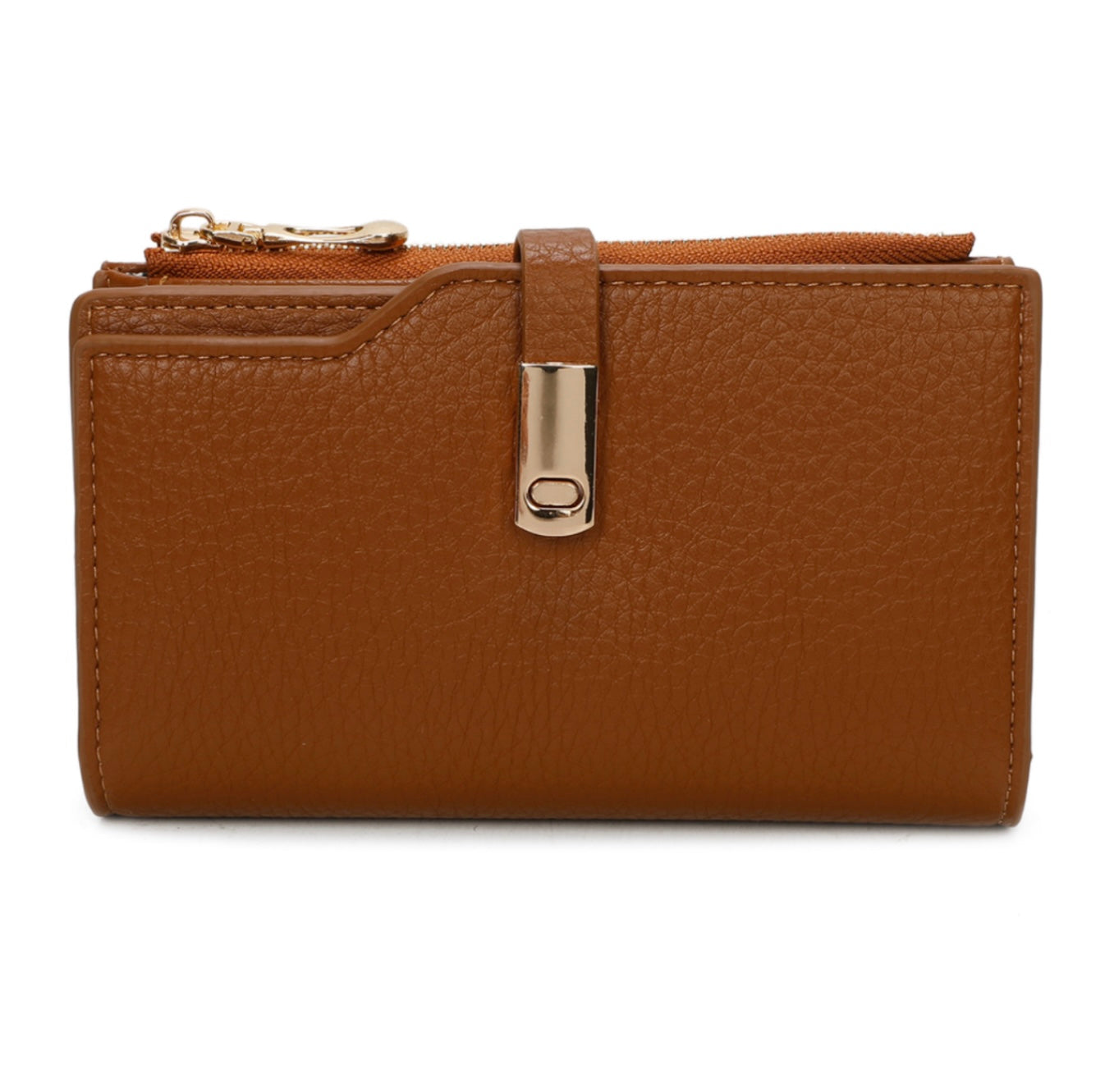 Medium purse with gold buckle detail