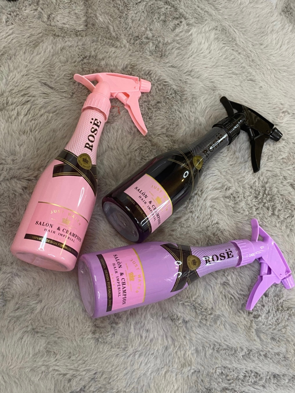 Water spray bottles