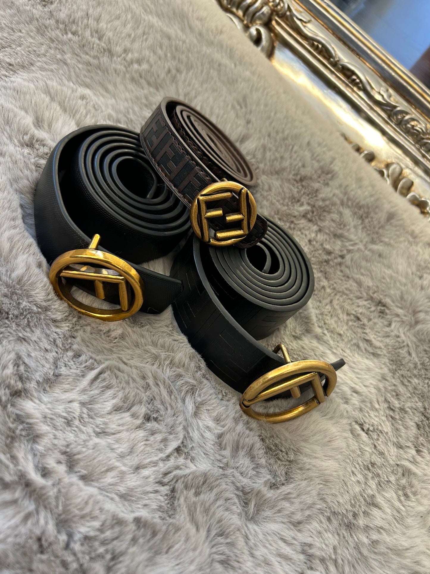 Letter gold belts
