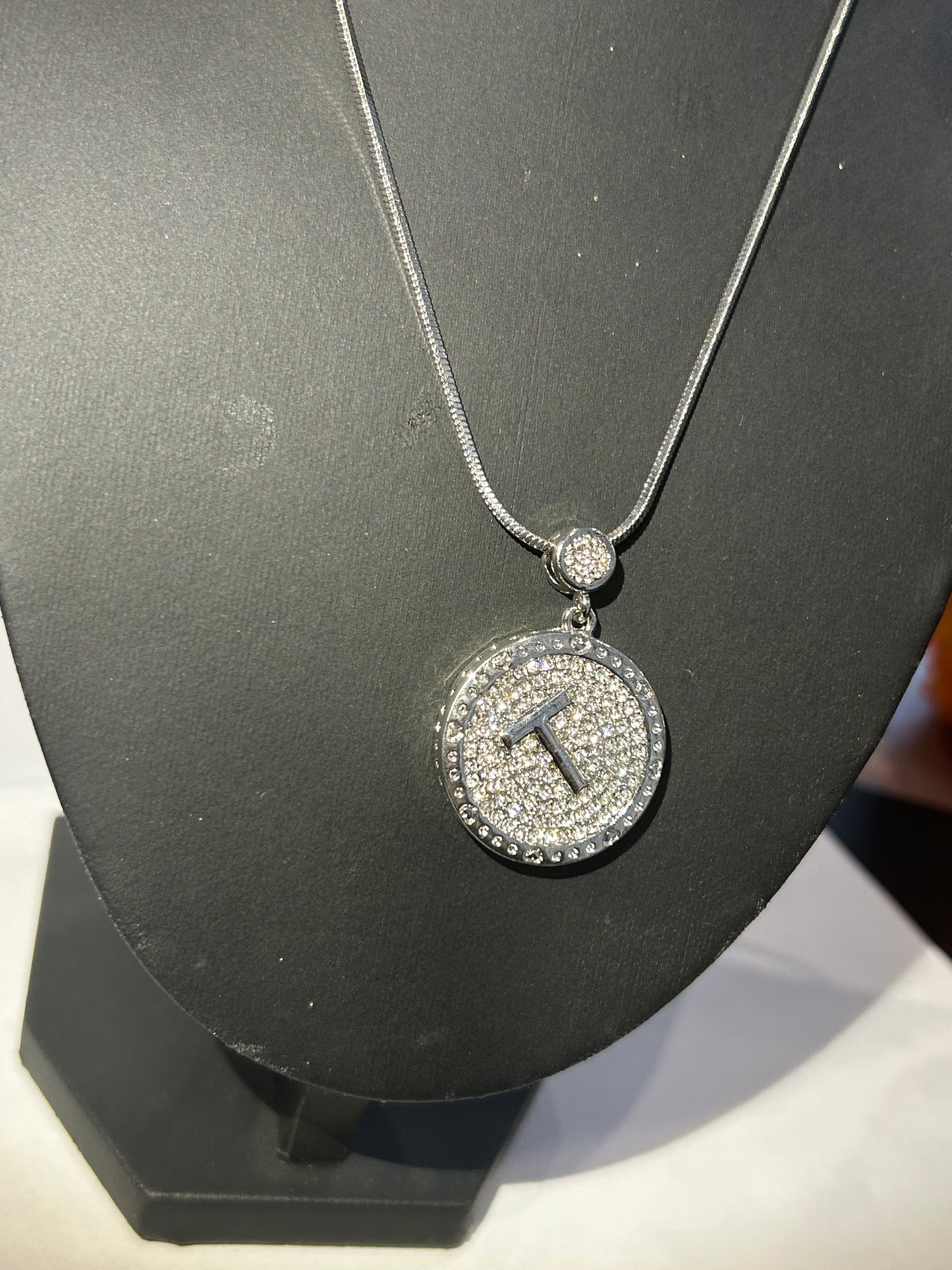 Circle t necklace