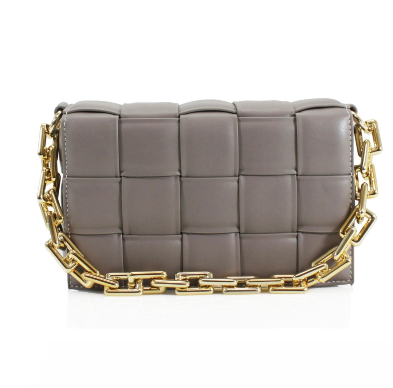 Woven coloured handbag