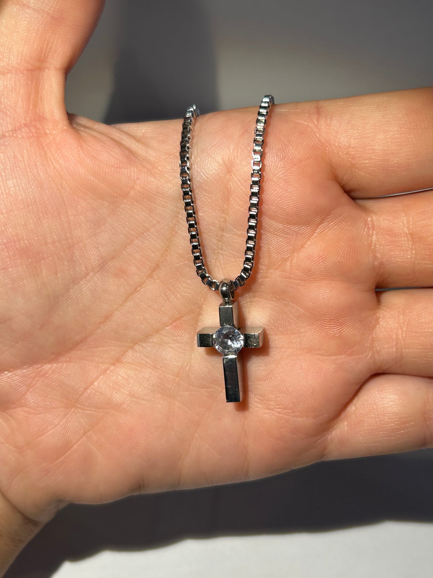 Mini Crystal center cross
