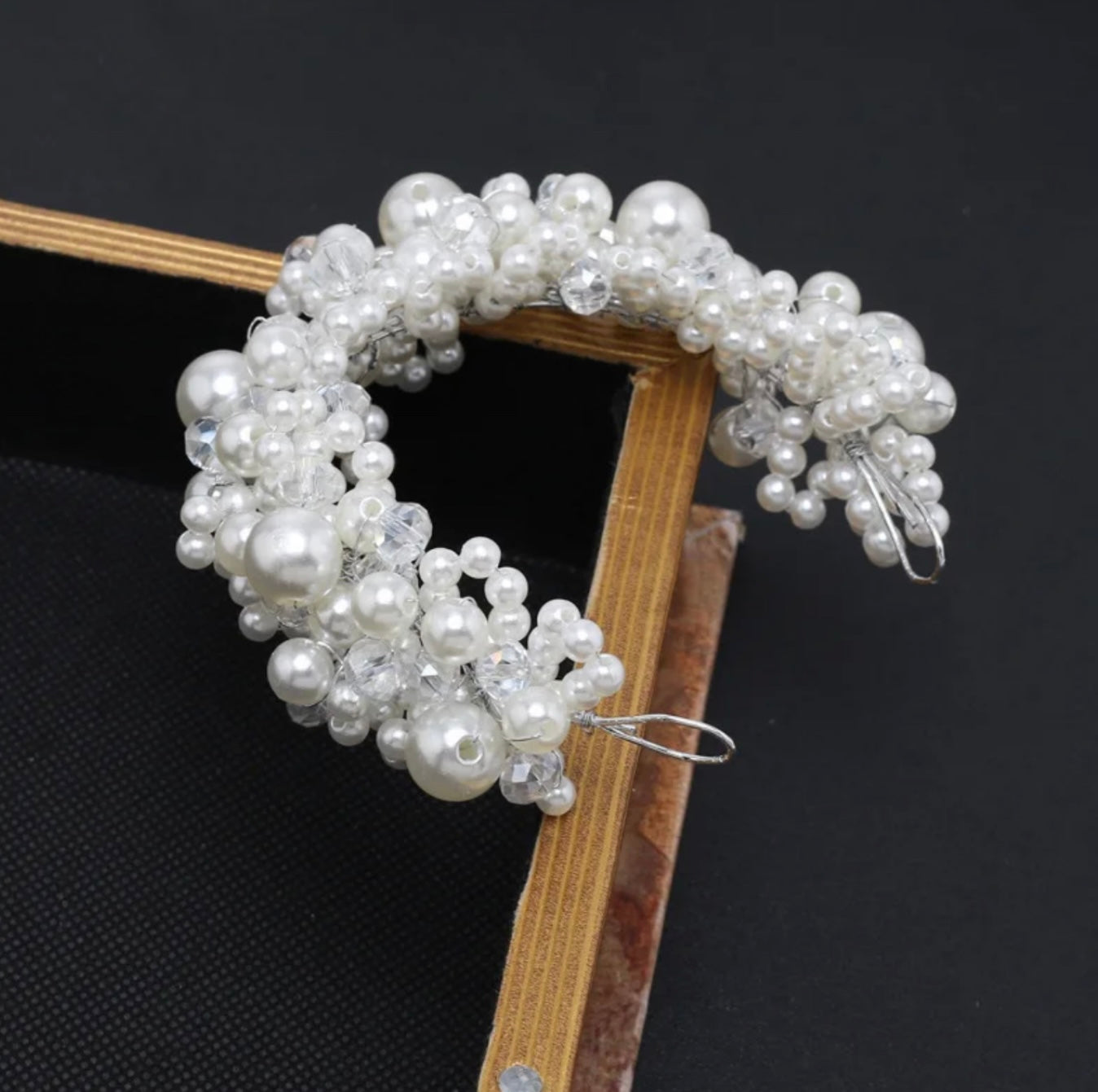 Pearl Hair Accessory, Wedding/Prom Hair Fascinator