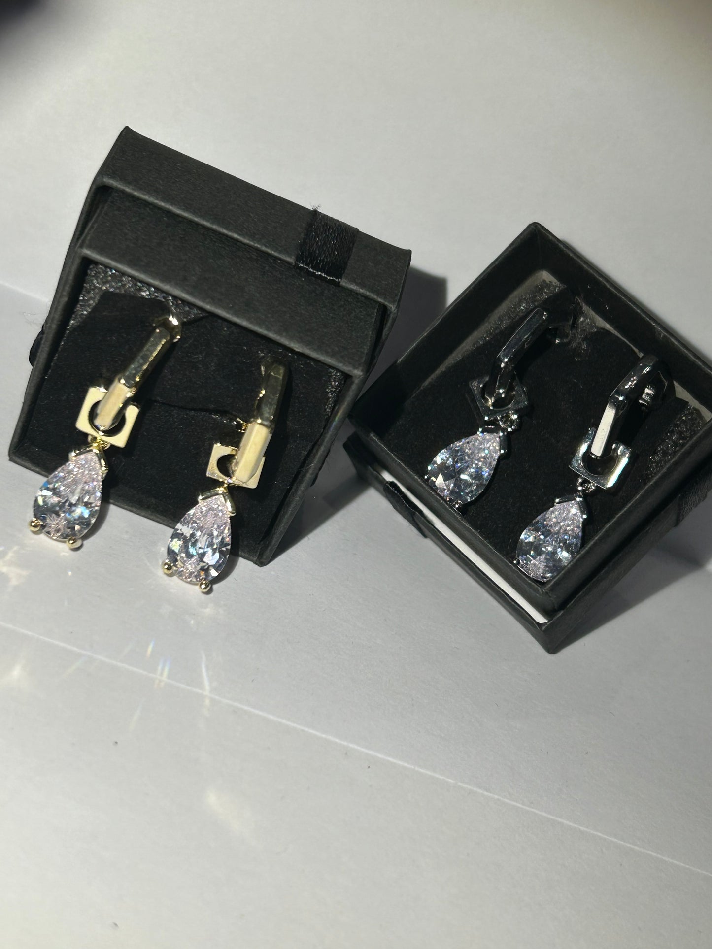 Crystal dangle earrings