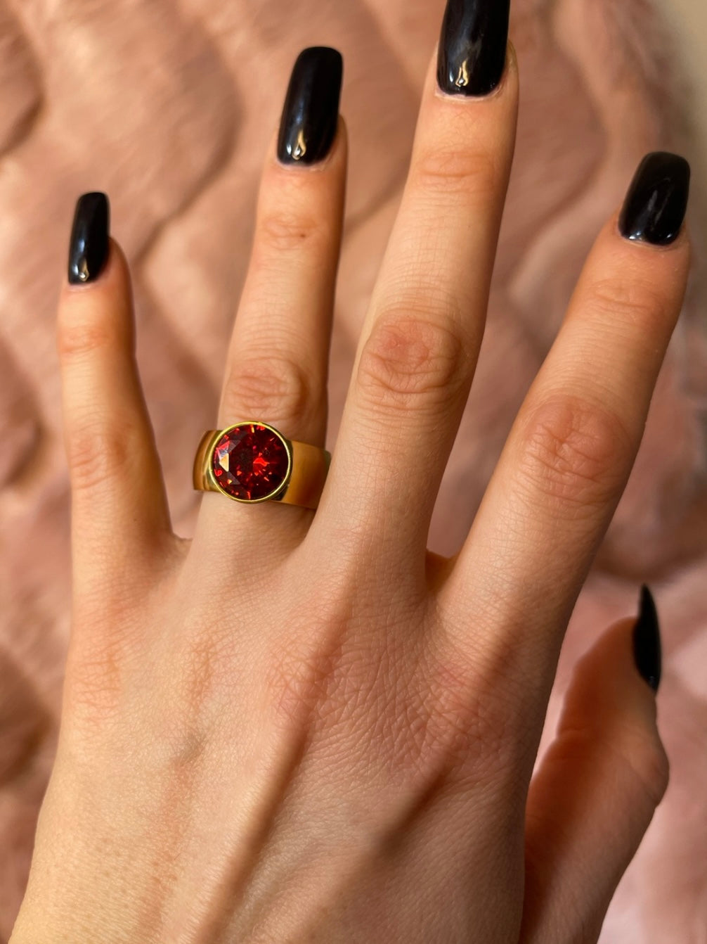 Big bling interchangeable head rings.