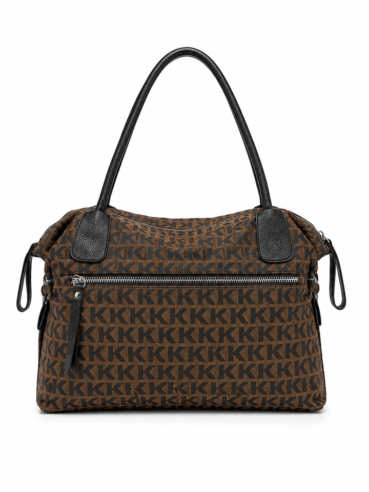 Brown Designer-Inspired Weekend Holdall | Travel Bag | CBS Boutique