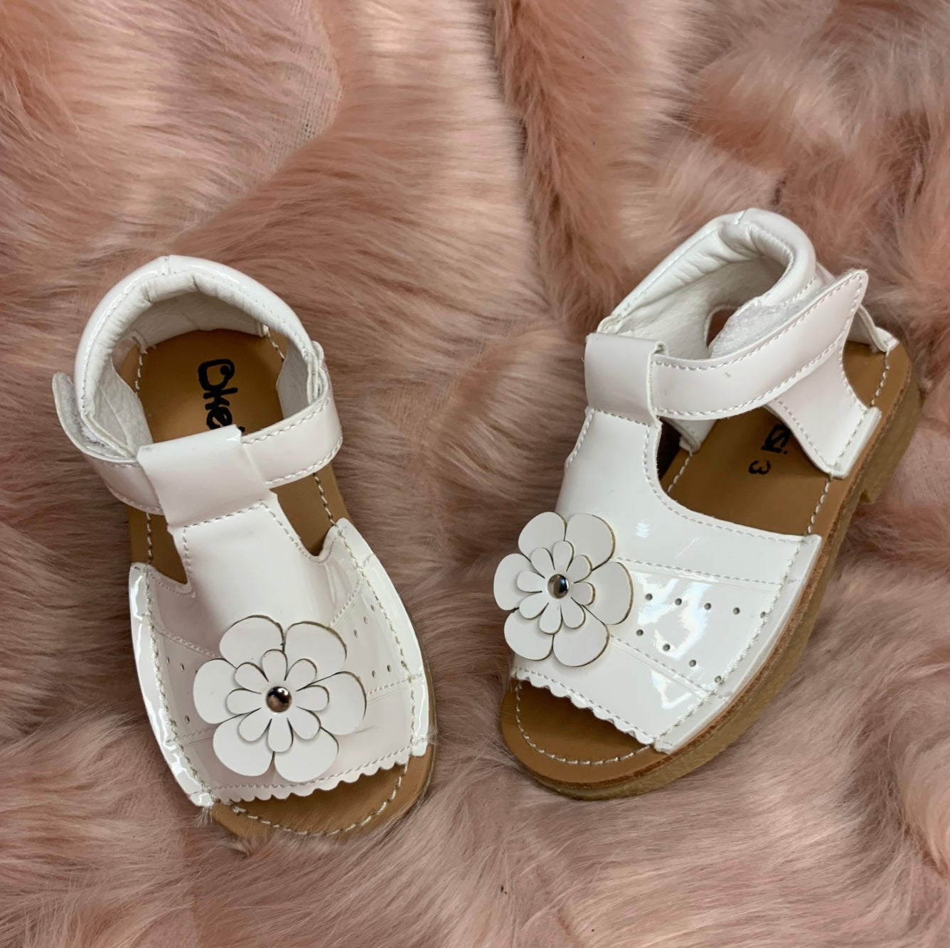 White Baby Sandals