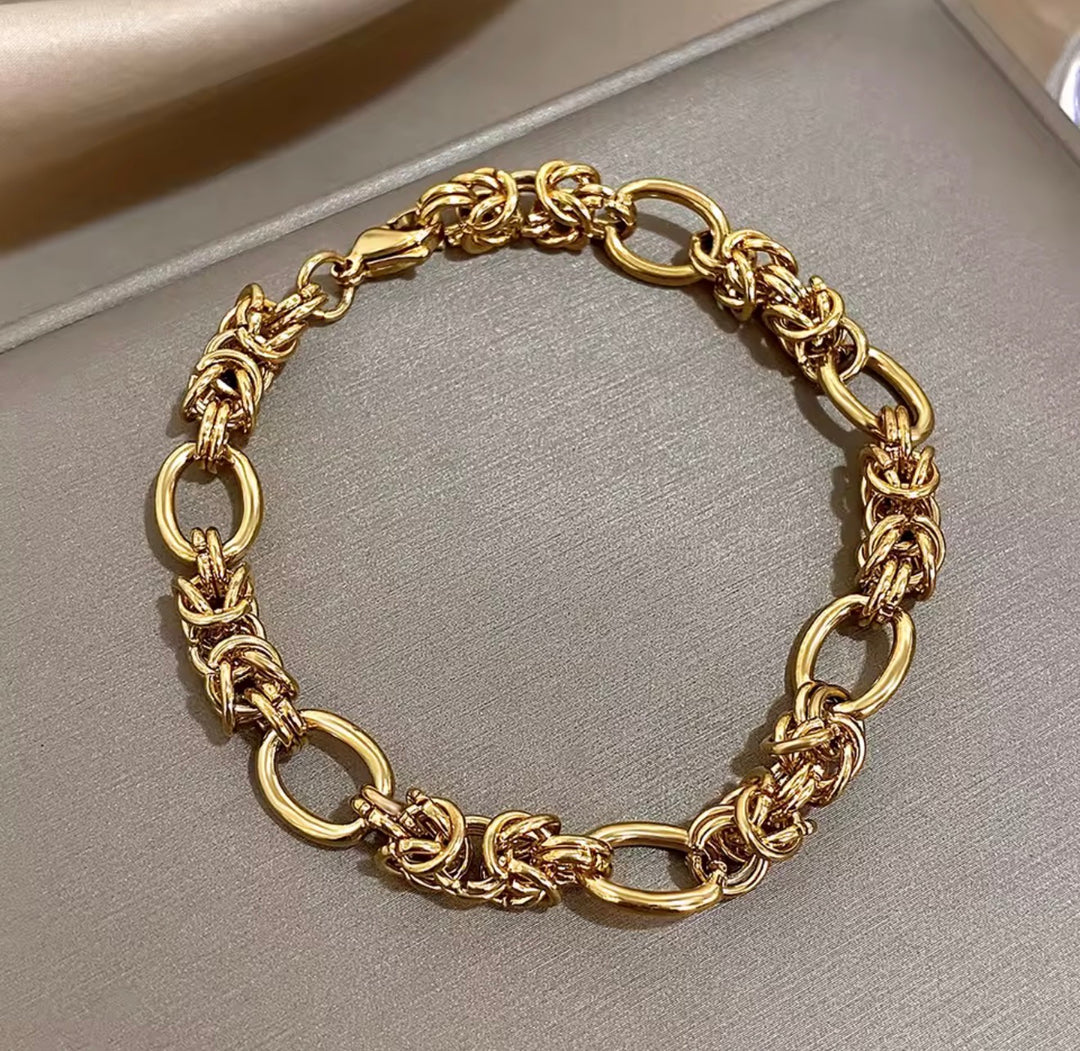 Stainless Steel Twisted Bracelets Bangles