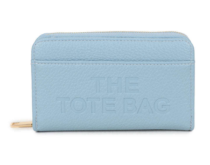 Light blue wallet purse  with &