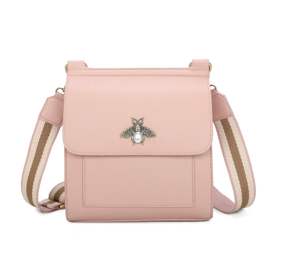 Bee Design Satchel Crossbody Bag