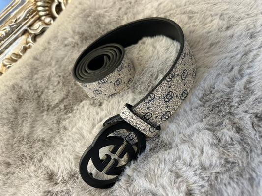 Grey and black belt