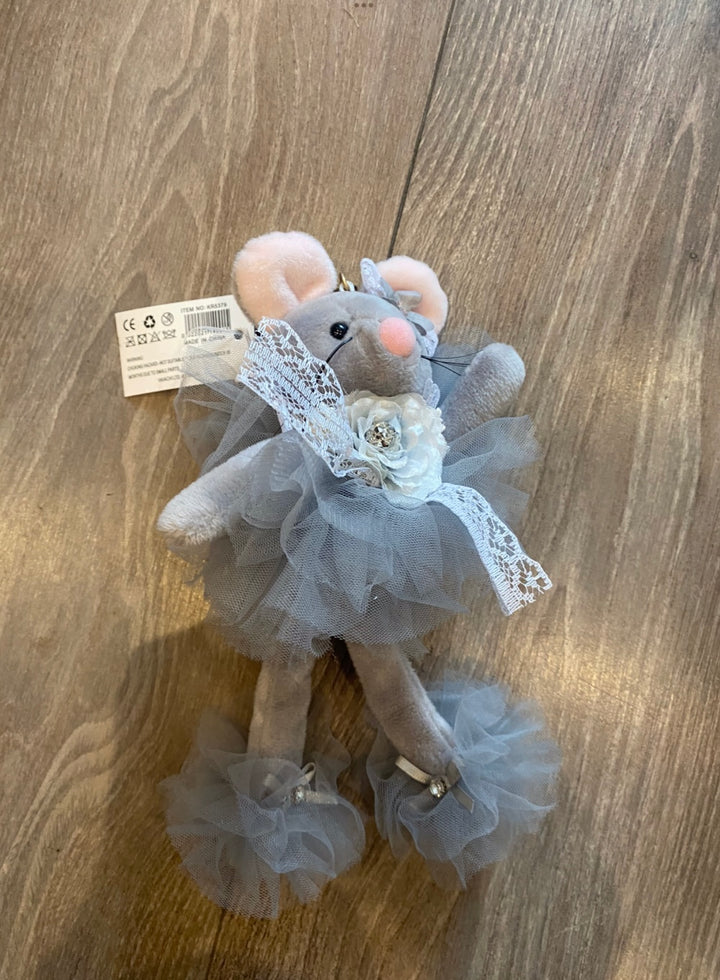 Grey mouse key ring bag charms key chains