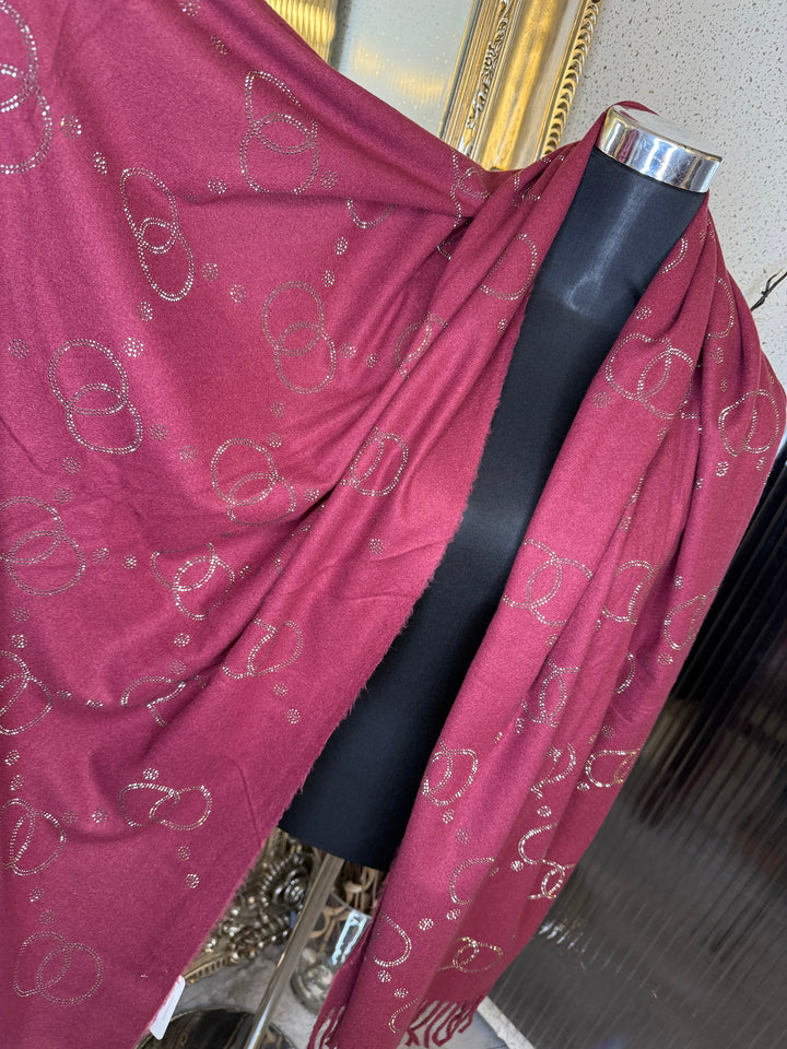 Crystal Chain Scarves