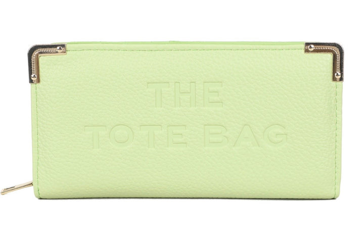 Large RFID Purse with Metal Corner Detail - The Tote Purse