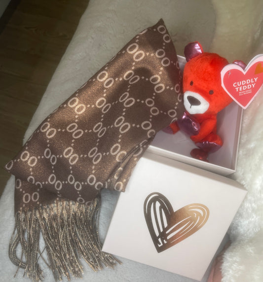 Valentines scarf box