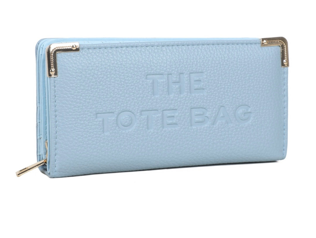 Large RFID Purse with Metal Corner Detail - The Tote Purse