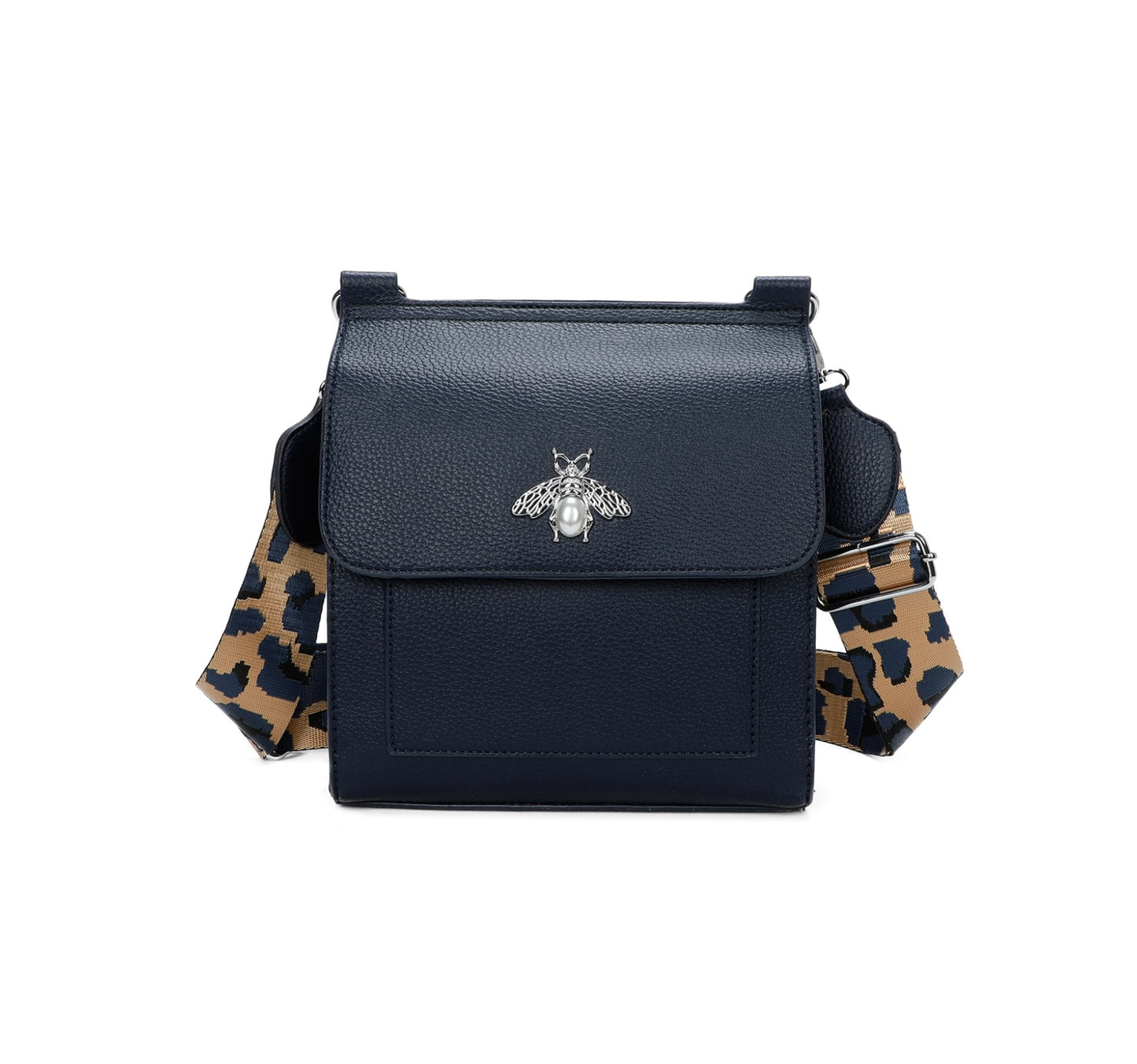 Bee design satchel crossbody bag