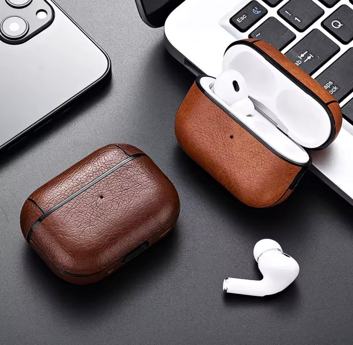 Brown AirPod case 