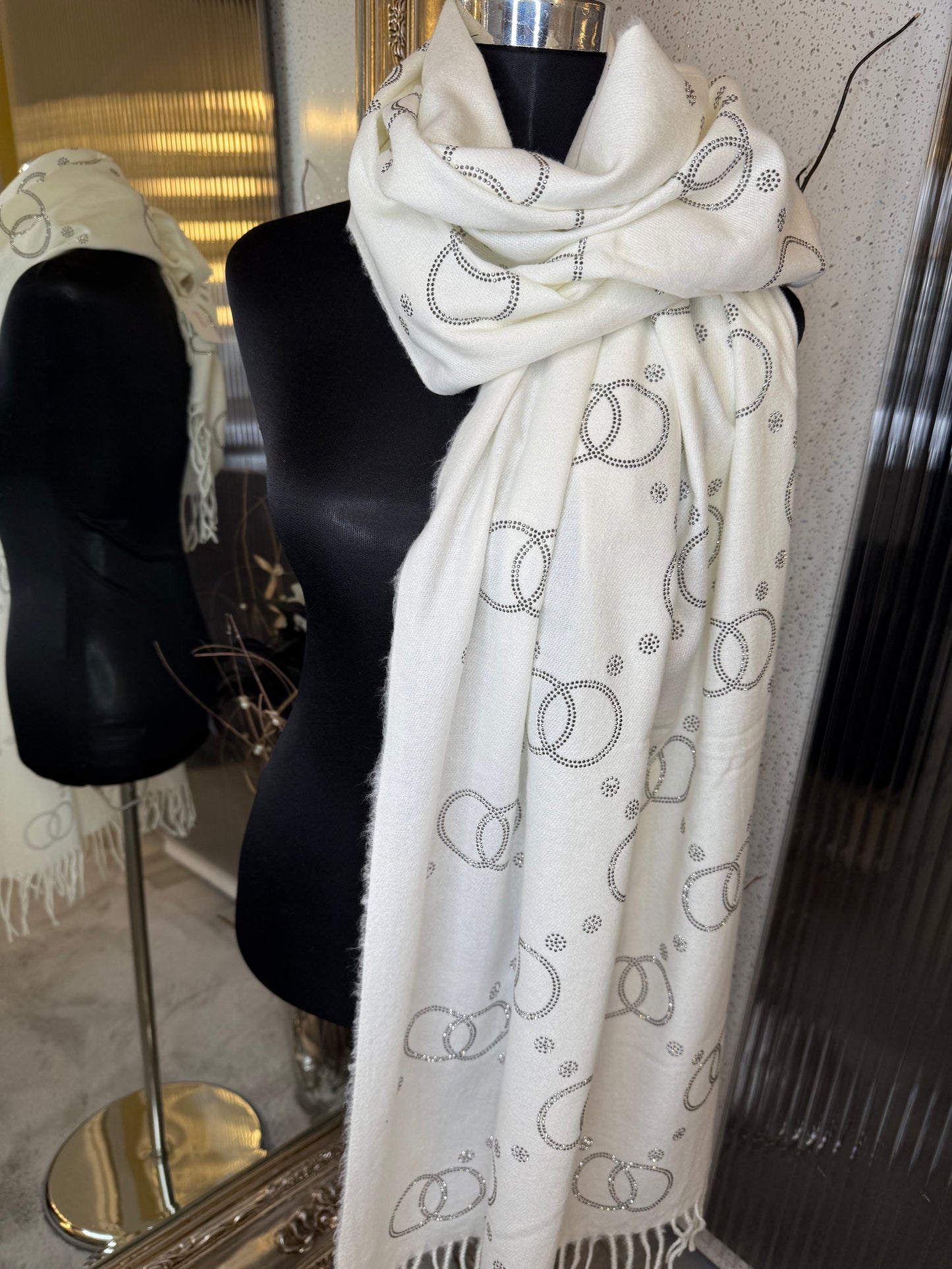 Crystal Chain Scarves