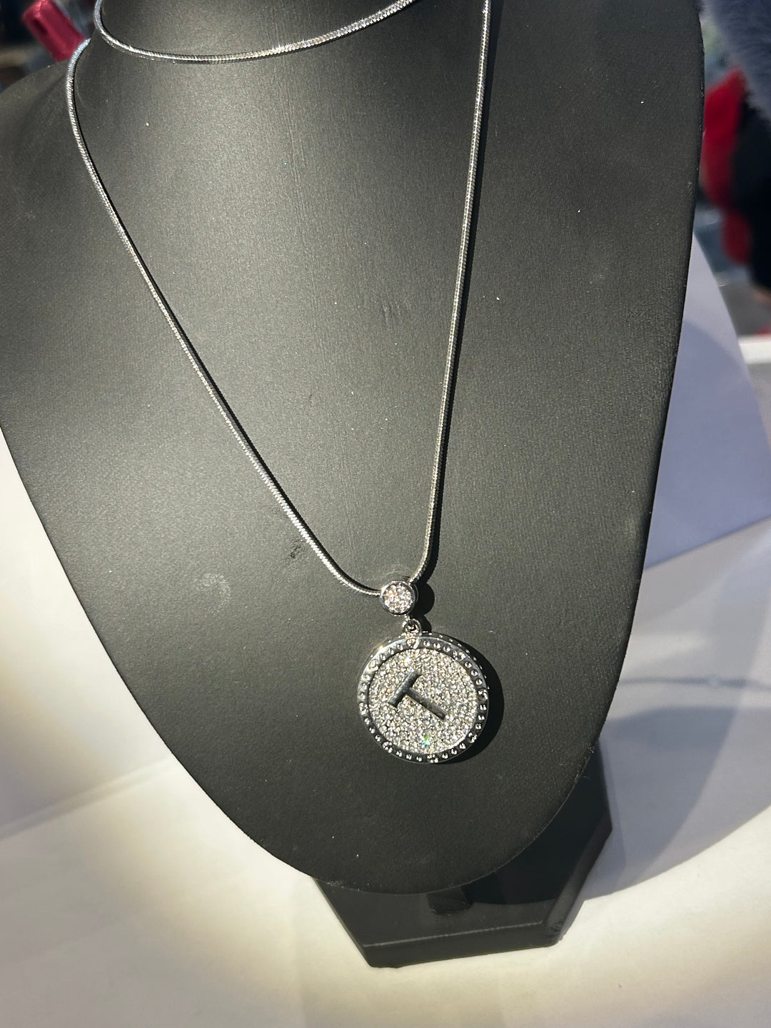 Circle t necklace