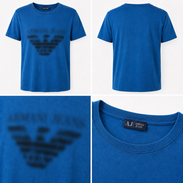 Women’s Blue letter T-shirt