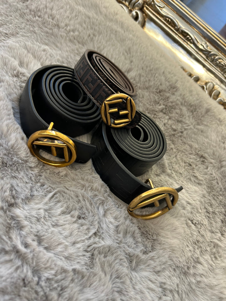 Letter gold belts