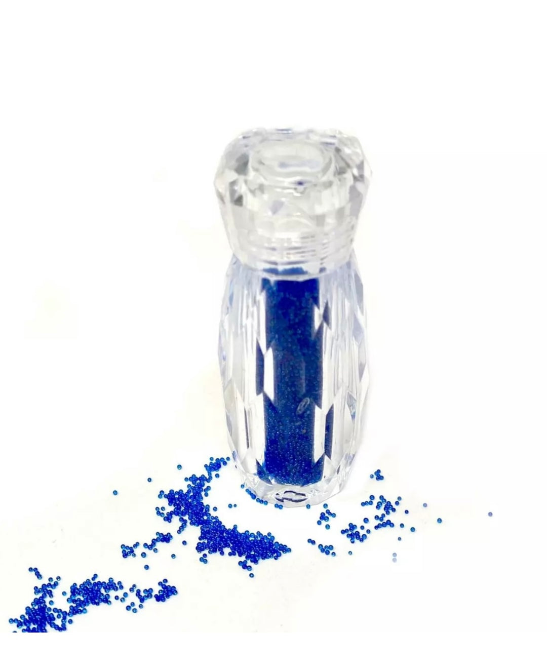 Micro crystals for ail art available in different colours  shown here in blue 