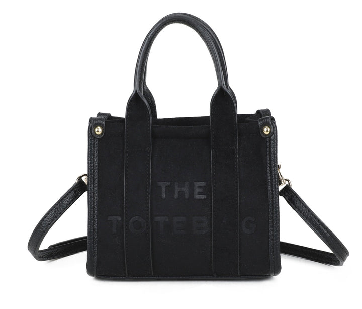 Mini Dinky Faux Suede Tote Bag