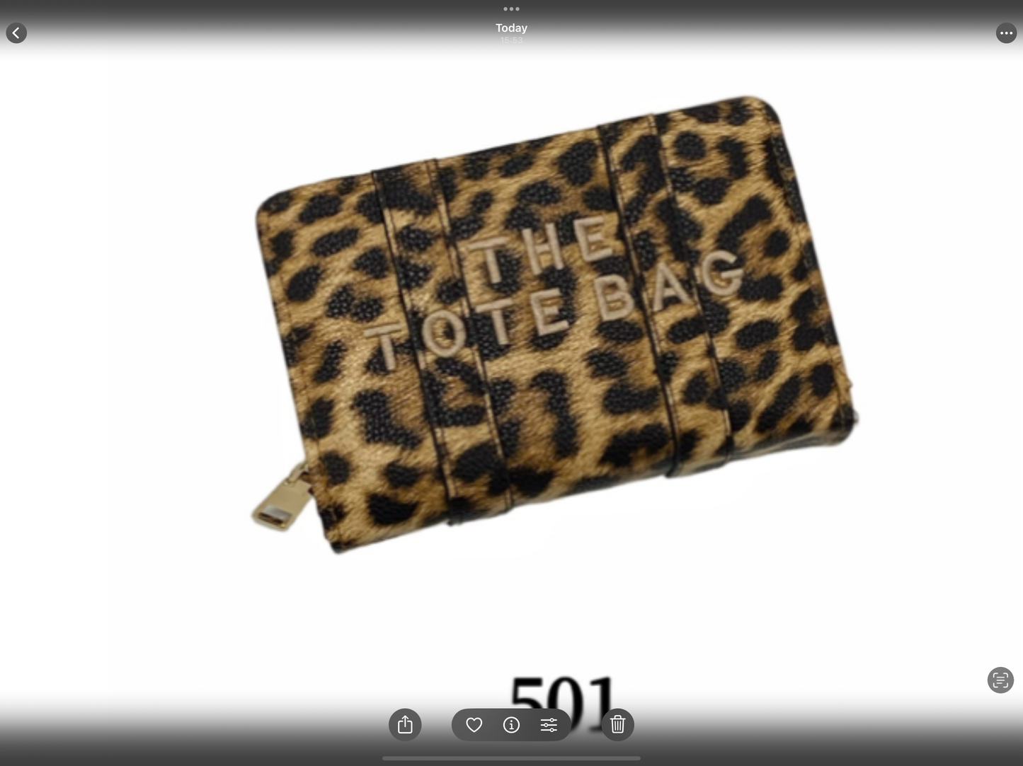 Leopard print purses
