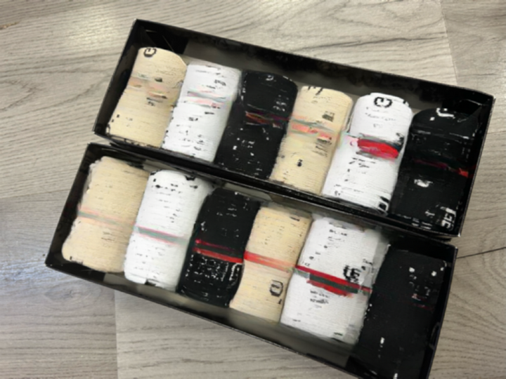 box pack of 6 socks 