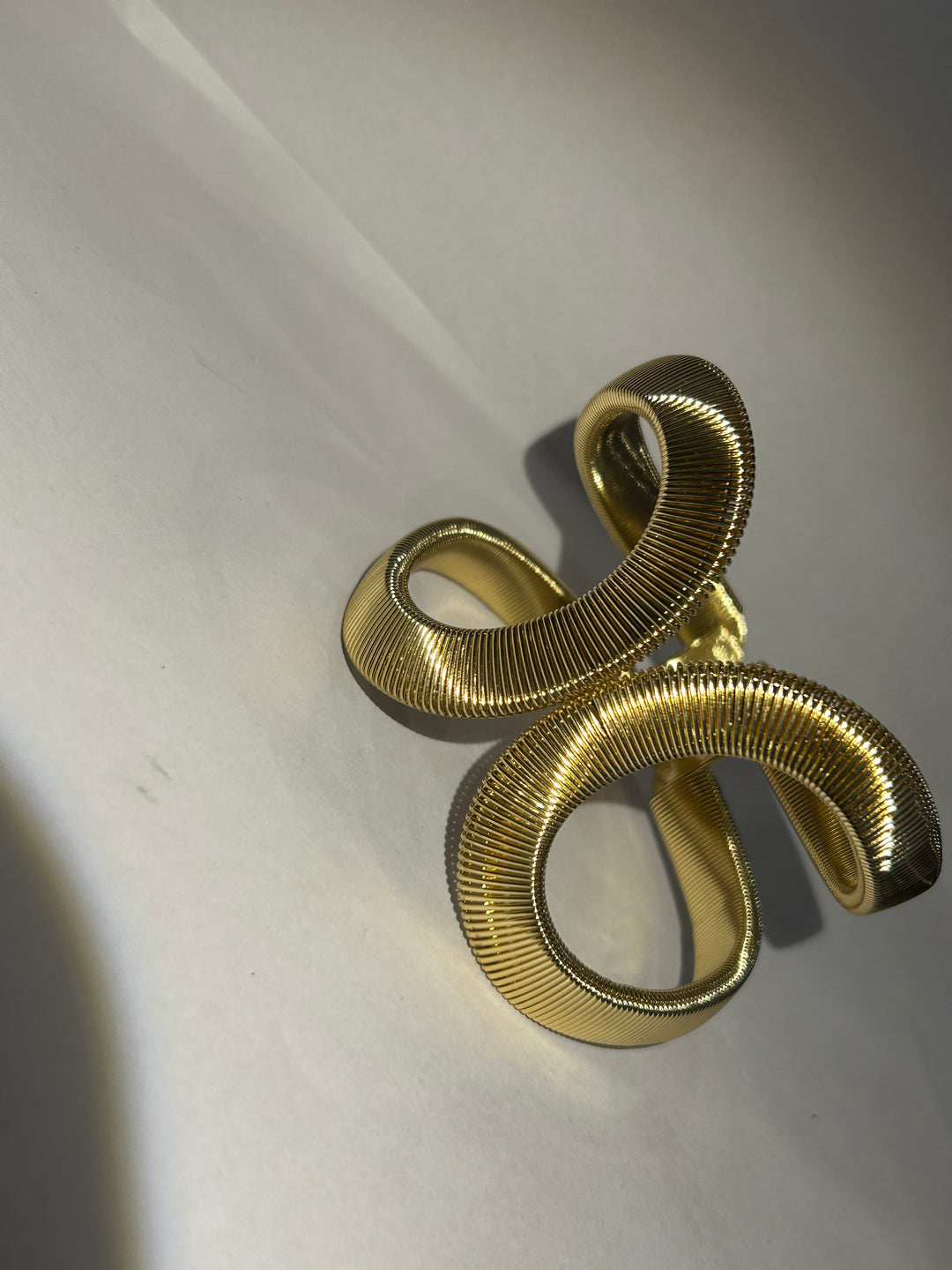 Gold bangle bracelet
