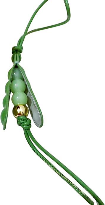 Pea Pod Keychain Charming