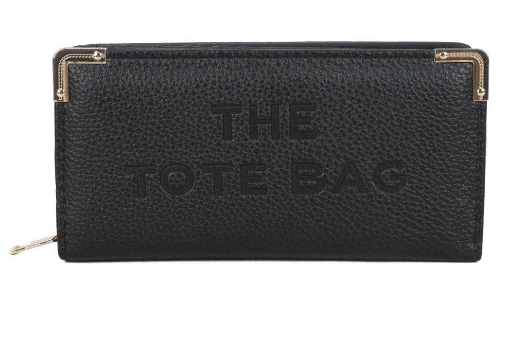 Large RFID Purse with Metal Corner Detail - The Tote Purse