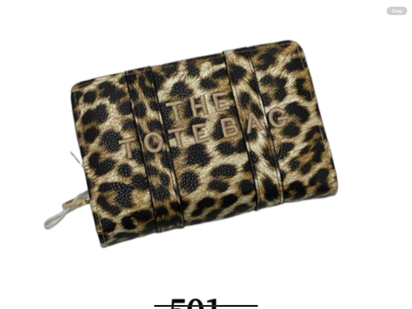 Leopard print purses