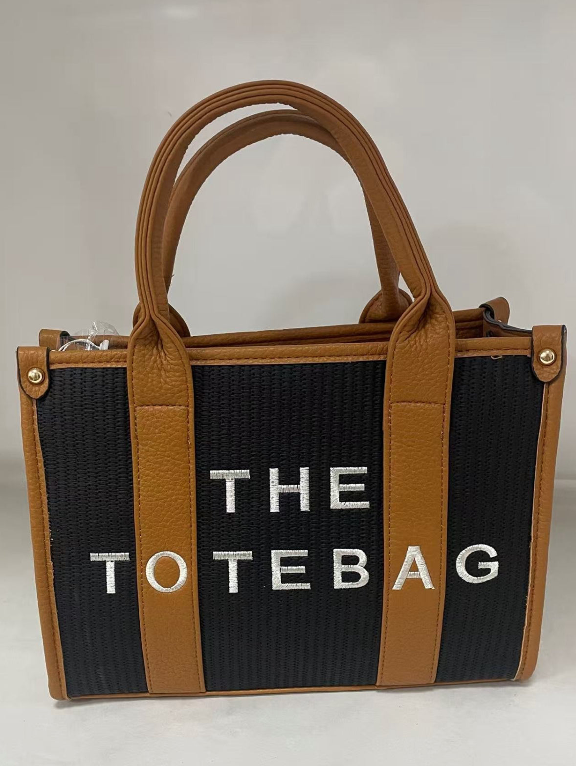 Small full hessian tote bag